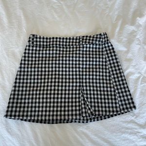 Gingham skirt / skort